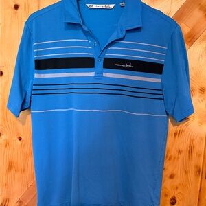 Travis Mathew Blue Polo Medium